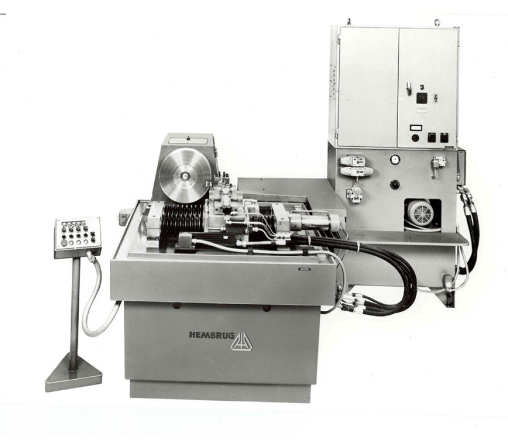 Timeline  first turning machine with hydrostatic