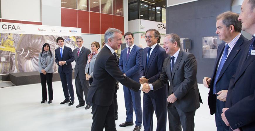 DANOBATGROUP took part in the launch of the CFAA, a space for promoting technological development in the aeronautics sector