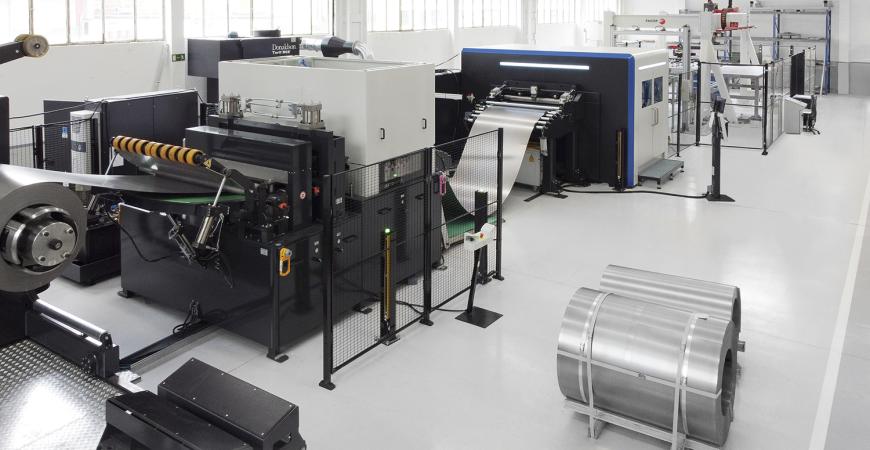 Danobatgroup and Fagor Arrasate develop a sheet metal cutting line with laser blanking technology